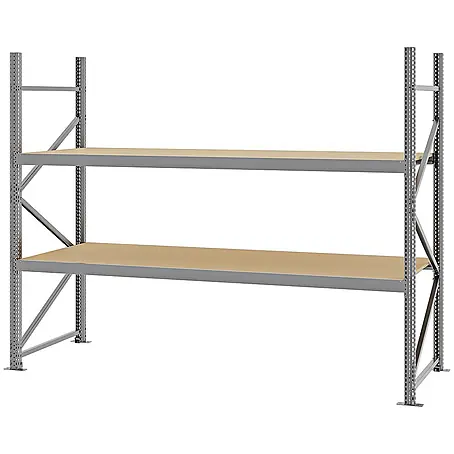 Proregal  Schwerlastregal Weitspannregal MAGNUS PRO mit Spanplatten