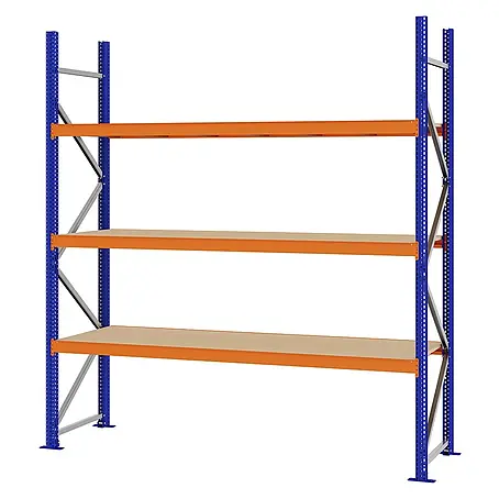 Proregal  Schwerlastregal Weitspannregal MAGNUS PRO mit Spanplatten