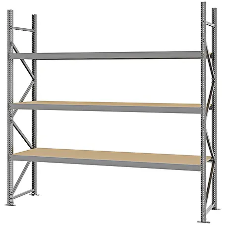 Proregal  Schwerlastregal Weitspannregal MAGNUS PRO mit Spanplatten