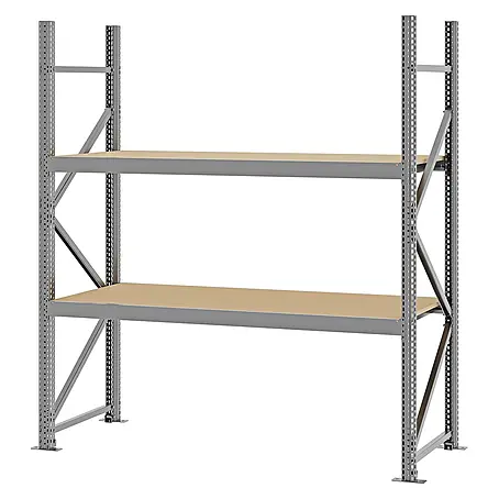 Proregal  Schwerlastregal Weitspannregal MAGNUS PRO mit Spanplatten