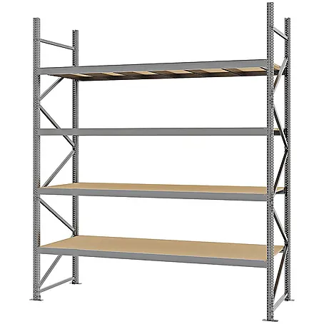 Proregal  Schwerlastregal Weitspannregal MAGNUS PRO mit Spanplatten