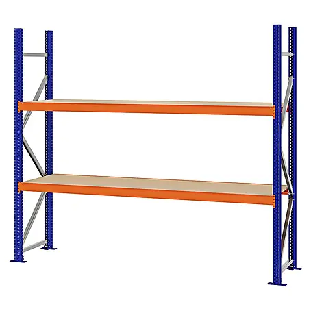 Proregal  Schwerlastregal Weitspannregal MAGNUS PRO mit Spanplatten