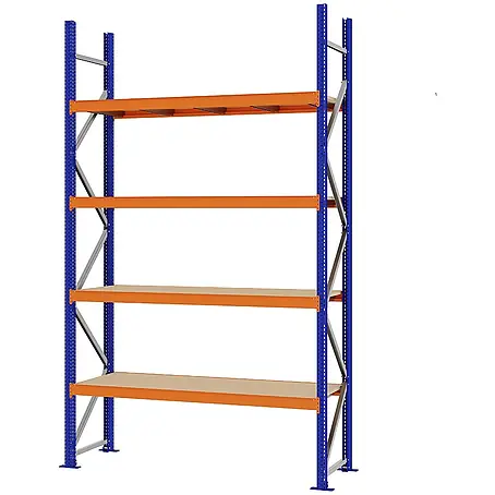 Proregal  Schwerlastregal Weitspannregal MAGNUS PRO mit Spanplatten