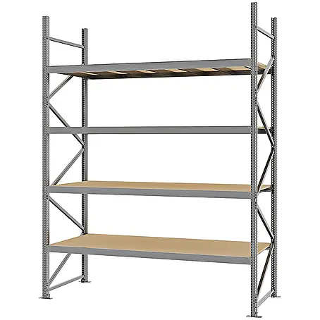 Proregal  Schwerlastregal Weitspannregal MAGNUS PRO mit Spanplatten
