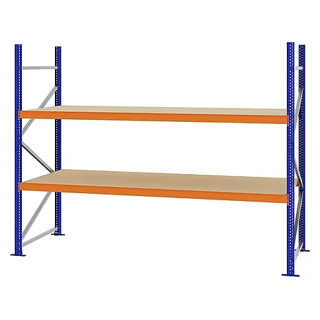 Proregal  Schwerlastregal Weitspannregal MAGNUS PRO mit Spanplatten