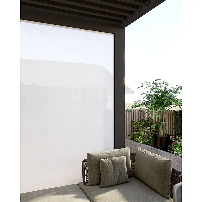 Weide Pergola Sonnenrollo Anthrazit - B x T: 360 x 4 cm, Metall