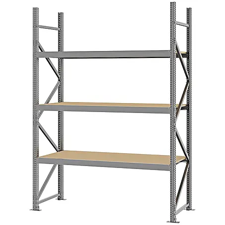 Proregal  Schwerlastregal Weitspannregal MAGNUS PRO mit Spanplatten