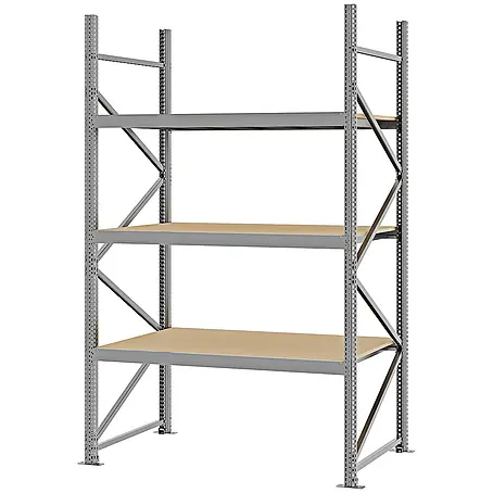 Proregal  Schwerlastregal Weitspannregal MAGNUS PRO mit Spanplatten