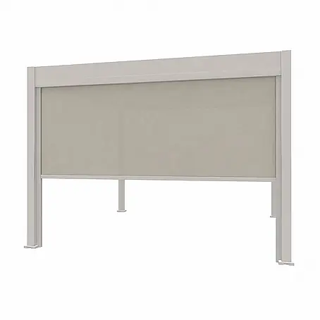 Weide  Pergola Sonnenrollo Seitenwand für Weide Pergola einstellbar Sand 2,65 Meter