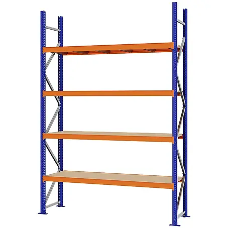 Proregal  Schwerlastregal Weitspannregal MAGNUS PRO mit Spanplatten