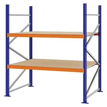 Proregal  Schwerlastregal Weitspannregal MAGNUS PRO mit Spanplatten