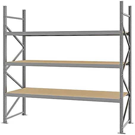 Proregal  Schwerlastregal Weitspannregal MAGNUS PRO mit Spanplatten