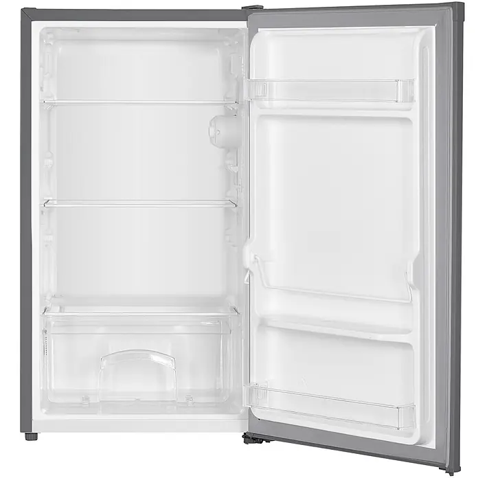 homeX Vollraumkühlschrank CS0881-S - Nutzinhalt Gesamt: 90 l, 44,5 cm x 475 mm x 850 mm, Silber