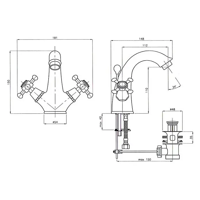 Beitz & Walz Waschtischarmatur Beitz & Walz - 