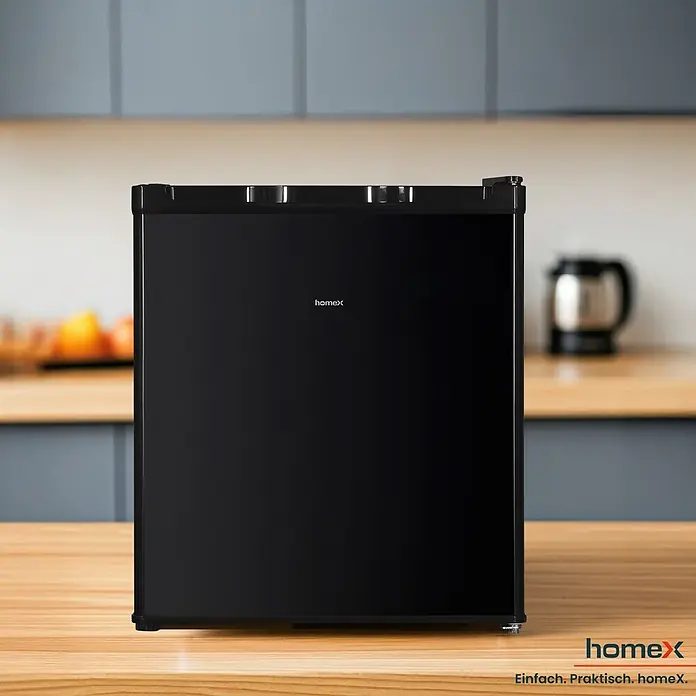 homeX Tiefkühlschrank FM1015-B - Nutzinhalt Gesamt: 33 l, 47 cm x 440 mm x 510 mm, Schwarz