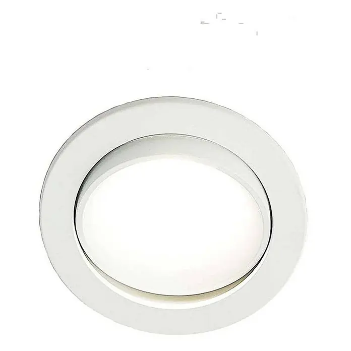 Arcchio Deckenstrahler Katerin - weiß / opal, weiß / opal - Weiße runde LED-Einbauleuchte.
