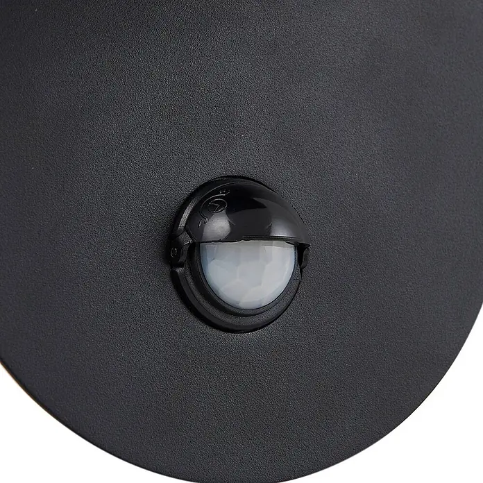 Lindby Außenwandleuchte Lacie - schwarz, IP44