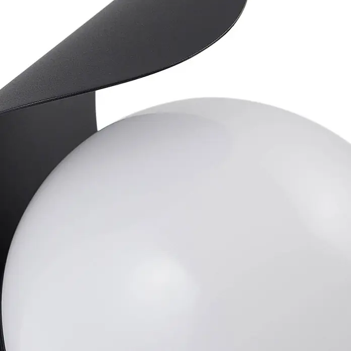 Lindby Außenwandleuchte Lacie - schwarz, IP44