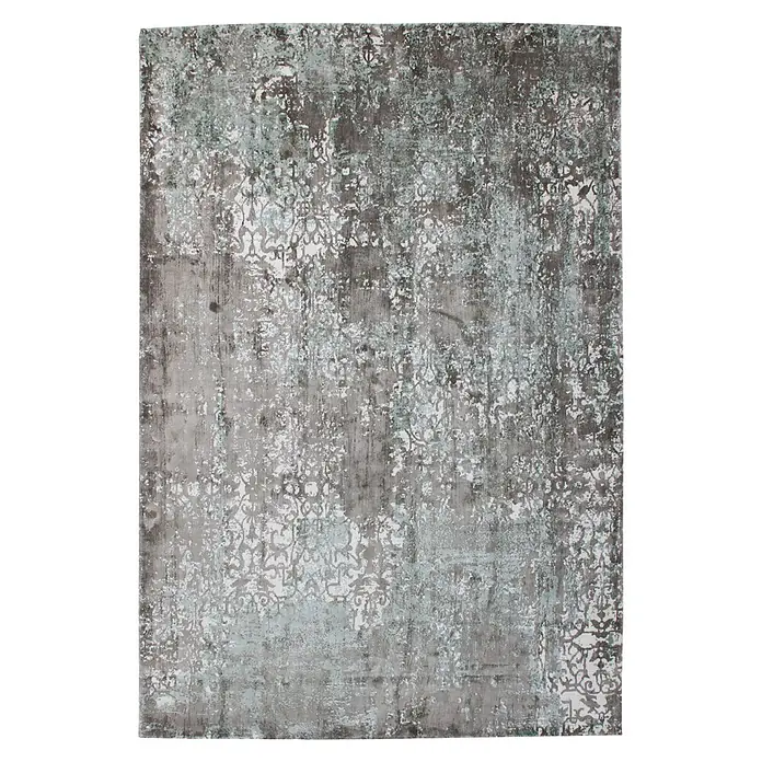 Kayoom Kurzflorteppich Ocean 200 - Türkis, 140 x 70 cm, 100 % Viskose - Draufsicht