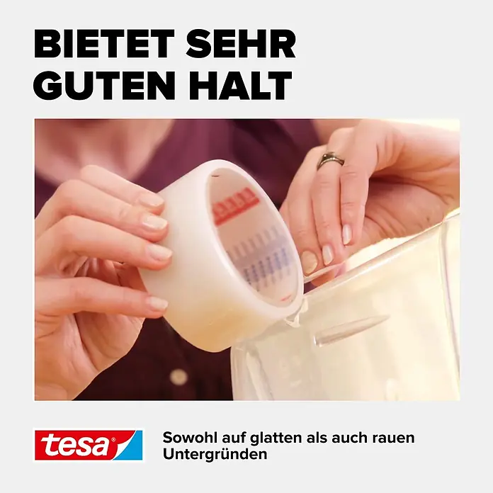 Tesa Extra Power Reparaturband - 10 m x 48 mm - Informationsansicht