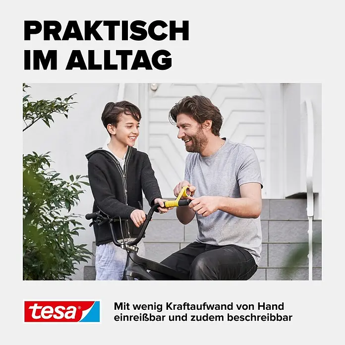 Tesa Extra Power Gewebeband PERFECT - Grün, 2,75 m x 19 mm - Informationsansicht