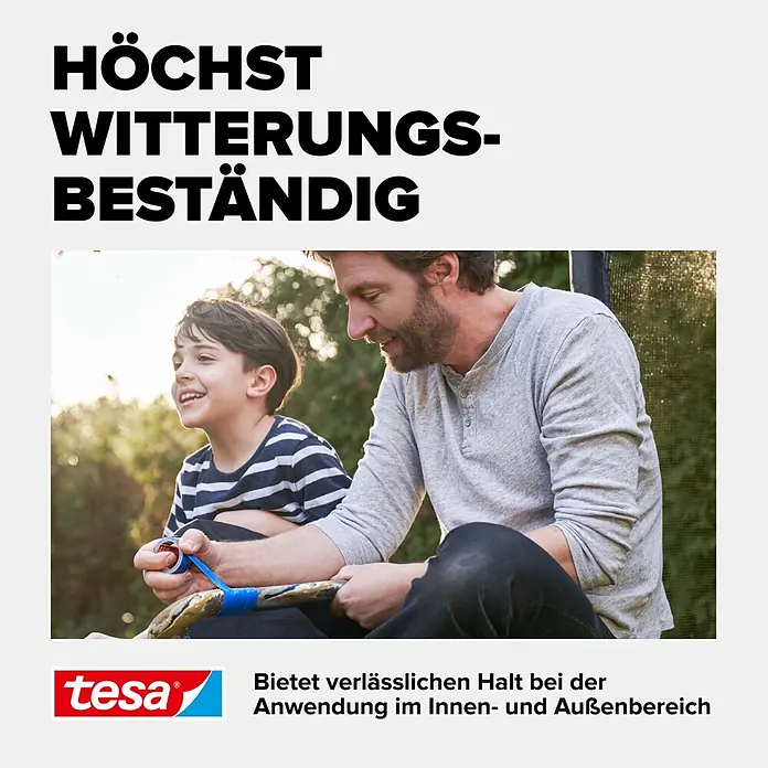 Tesa Extra Power Gewebeband PERFECT - Grün, 2,75 m x 19 mm - Informationsansicht