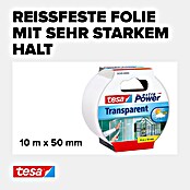 Tesa Extra Power Reparaturband (Transparent, 10 m x 50 mm)