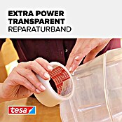 Tesa Extra Power Reparaturband (Transparent, 10 m x 50 mm)