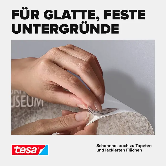 Tesa Powerstrips Selbstklebestrip Poster - 20 Stk. - Informationsansicht
