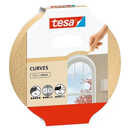 Tesa  Malerband für Rundungen