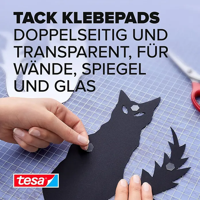 Tesa TACK Klebepads - 72 Stk. - Informationsansicht