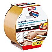 tesa Verlegeband (5 m x 50 mm, Beidseitig selbstklebend, Geeignet für: Fußbodenheizung)