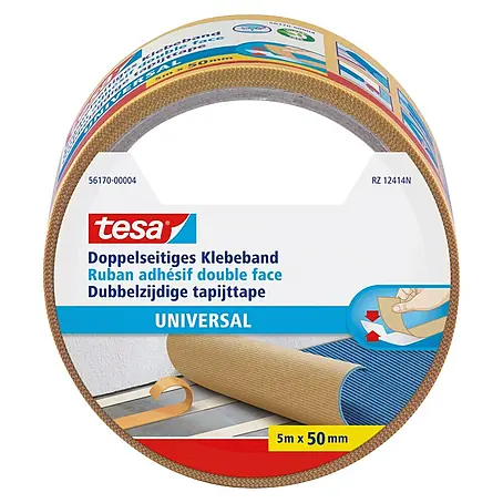 Tesa  Doppelseitiges Klebeband Universal