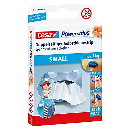 Tesa Powerstrips Selbstklebestrip Small