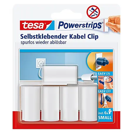 Tesa Powerstrips Kabel-Clip