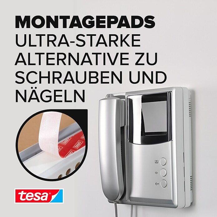 tesa Powerbond Montagepads Ultra Strong (9 Stk.)
