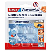 tesa Powerstrips Dekohaken (5 Stk., Transparent)