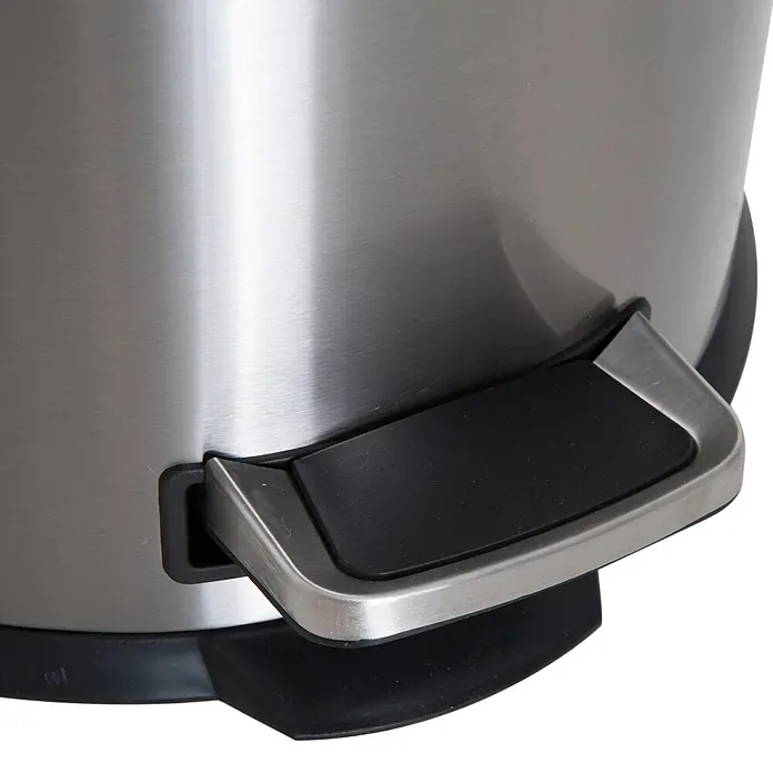 Homcom Treteimer - 30 l, Edelstahl, Silber