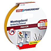 Tesa Powerbond Montageband Indoor (5 m x 19 mm)