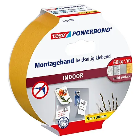 Tesa Powerbond Montageband Indoor