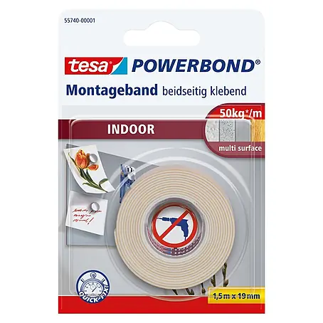 Tesa Powerbond Montageband Indoor