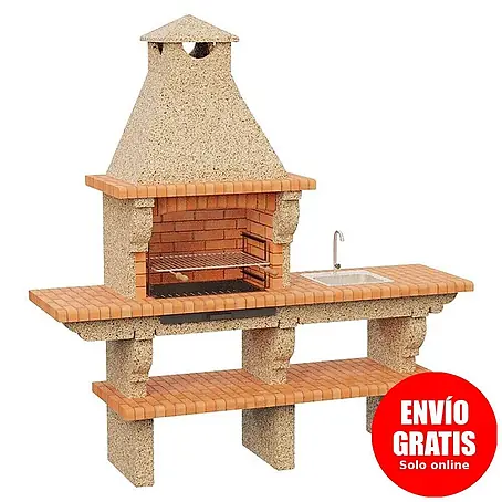 Sotnas  Barbacoa de obra Barcelos con mesa