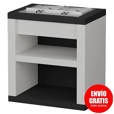Sotnas  Mesa de barbacoa para barbacoa Faro con cocina