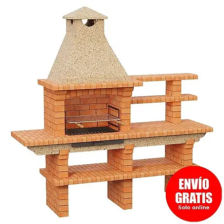 Sotnas  Barbacoa de obra Barcelos Ladrillo con mesa