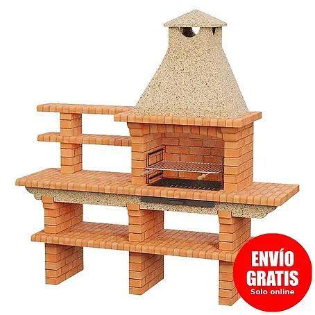 Sotnas  Barbacoa de obra Barcelos Ladrillo con mesa