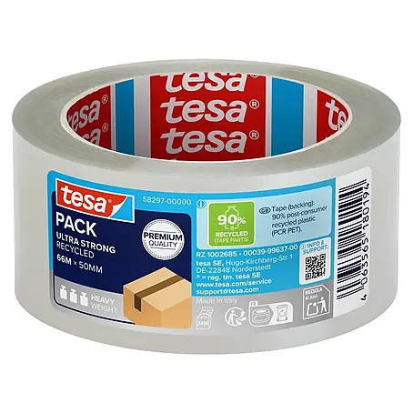 Tesa Pack Paketklebeband Ultra Strong Recycled