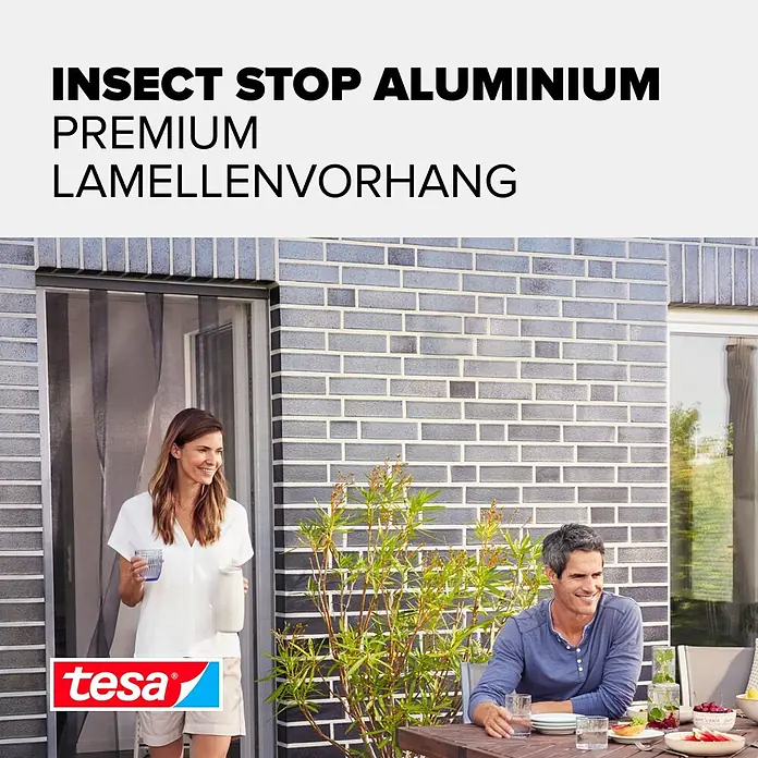 Tesa Insect Stop Lamellenvorhang - B x H: 95 x 220 cm - Informationsansicht