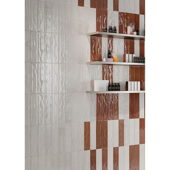 Wandfliese Portofino (6,5 x 26 cm, White, Glänzend) | BAUHAUS