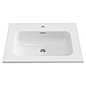 Lavabo empotrado Nairobi (61 x 46 cm, Orificios para grifo: Medio, Sin desbordamiento, Blanco, Brillante) | BAUHAUS