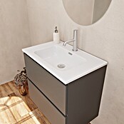 Lavabo empotrado Nairobi (71 x 46 cm, Orificios para grifo: Medio, Sin desbordamiento, Blanco, Brillante) | BAUHAUS
